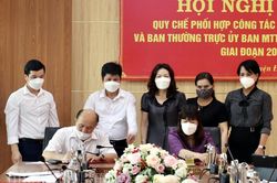 Huyện Điện Biên ký quy chế phối hợp công tác giữa Ủy ban MTTQ với HĐND