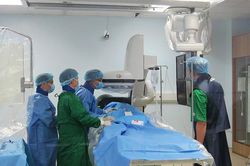 Bệnh viện Quân y 87 tiếp nhận kỹ thuật can thiệp mạch