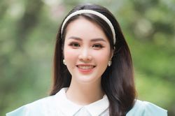 Á hậu Thụy Vân trả lời ra sao khi được hỏi có lo khi chồng lên sân golf không?