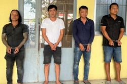 Triệt phá băng nhóm giang hồ cưỡng đoạt tiền, đòi bảo kê bơm hút cát