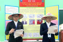 Phú Thọ có một dự án đạt giải nhất Cuộc thi Khoa học kĩ thuật Quốc gia dành cho học sinh trung học