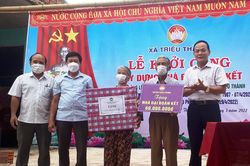 Triệu Phong: Khởi công 20 nhà đại đoàn kết với tổng kinh phí trên 1,4 tỉ đồng
