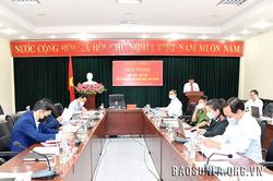 Hội nghị trực tuyến quán triệt, triển khai thực hiện các văn bản mới