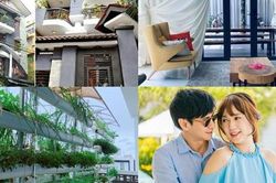 Không gian xanh mướt khiến vợ chồng Lý Hải - Minh Hà quyết rời bỏ ngôi nhà 2 triệu đô ra ngoại thành sinh sống