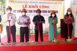Khởi công xây dựng nhà tạm trú cho bệnh nhân suy thận ở TP. Long Xuyên