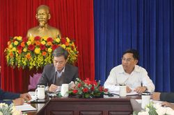 Ban Thường trực Ủy ban MTTQ Việt Nam tỉnh làm việc tại Đà Lạt