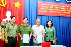 Ra mắt mô hình 'Phòng, chống tội phạm, vi phạm pháp luật về đêm' tại TP Long Xuyên