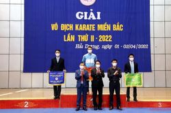Đoàn Quân đội xếp thứ nhất tại giải vô địch karate miền bắc