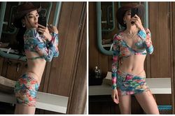 Body nóng bỏng mắt của Hoa hậu Kỳ Duyên... fan nào cũng phải khen