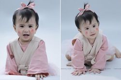 Con gái Thiên An tròn 1 tuổi, netizen chú ý tới biểu cảm