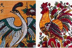Tiếp về các nét dương trong tranh Đông Hồ