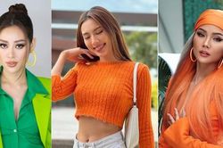 Dàn Hoa hậu Việt 'dũng cảm' diện màu nổi: Thùy Tiên, H'Hen Niê 'cân' hết cả bảng màu!