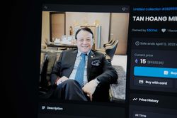 NFT hình chủ tịch Tân Hoàng Minh được rao giá 53.000 USD