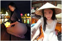 Từ nữ du khách ở Hội An, áo dài bao lần bị 'làm bẩn'?