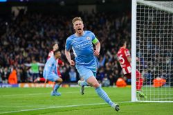 Man City 1-0 Atletico: De Bruyne giúp Man xanh chiếm lợi thế ở lượt đi