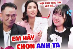 Chấp nhận ghi tên mình vào thiệp cưới, cô nàng 'quay xe' bất ngờ