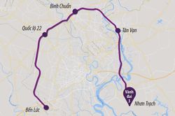 Long An bố trí vốn cho dự án đường Vành đai 3 TP Hồ Chí Minh