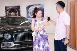 Chi Bảo tặng siêu xe chục tỷ cho bà xã và quý tử
