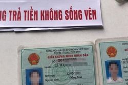 'Khủng bố' con nợ bằng dòng chữ 'không trả tiền không sống yên'
