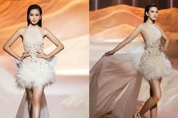 Choáng váng trước màn catwalk mới nhất của Hoa hậu Đỗ Thị Hà: 'Đỉnh cao quyến rũ là đây!'