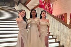 Bộ 3 'mẹ bỉm' đình đám Vbiz cùng đọ sắc: Diện váy 'chặt chém', thần thái chiếm trọn khung hình