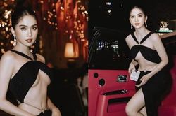 Ngọc Trinh khoe trọn vóc dáng nuột nà khi diện phong cách giống với Hoa hậu Thùy Tiên