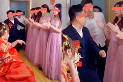 Dàn phù dâu làm chú rể 'ngã ngửa' và cô dâu bất ngờ