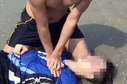 Giây phút Trung úy cảnh sát cứu sống 4 người đuối nước tại biển Vũng Tàu