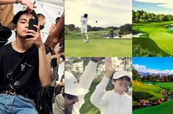 V BTS cập nhật cho fan về hành trình chơi golf, kỹ thuật đã vượt xa trình độ này