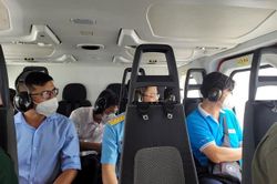 Khai thác tour du lịch 'Ngắm TP Hồ Chí Minh từ trên cao' bằng máy bay trực thăng vào dịp 30/4-1/5