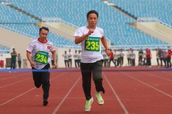 400 VĐV sôi nổi tranh tài 'Chiến sỹ Công an khỏe' năm 2022