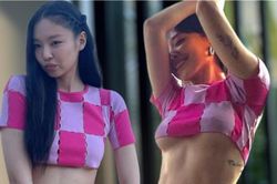 Đến Jennie cũng phải thua Tóc Tiên ở khoản mặc 'hư', vòng 1 chỉ trực trào ra khỏi áo