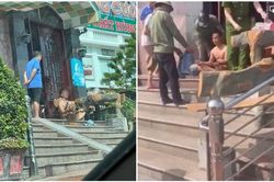 Thanh niên trần truồng 'luyện công' giữa phố, người dân ngán ngẩm: 'Vật nó ra, mặc quần cho nó'