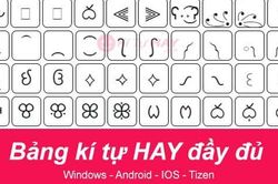 Gợi ý 99 kiểu kí tự đang thịnh hành tại KiTuHay