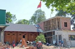 Nam Đàn (Nghệ An): Xây dựng nhà trái phép trên đất cho thuê dịch vụ thương mại