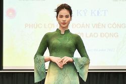 NTK Đỗ Trịnh Hoài Nam mang áo dài đến gần hơn với Đoàn viên công đoàn và người lao động