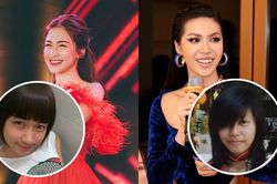 Sao Việt khoe ảnh thời ngố tàu, giật mình với nhan sắc của Hòa Minzy và Minh Tú