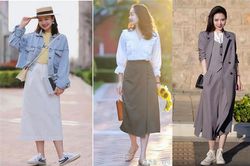 Quên quần jeans đi, đây là những mẫu chân váy giúp bạn gái tỏa sáng xinh đẹp như Sam, Minh Hằng