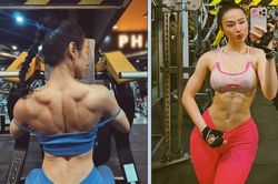 Thân hình cuồn cuộn cơ bắp của Angela Phương Trinh