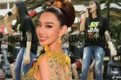Bắt gặp Hoa hậu Thùy Tiên trình diễn cực sung trên sân khấu thời đi học: 'Không cháy đời không nể'!