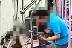 Xin số gái xinh hai lần không thành công, người đàn ông bất ngờ vung tay tát cô gái giữa tàu điện đông người rồi bỏ chạy
