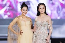 Hồng Diễm, Thu Quỳnh bất ngờ trổ tài catwalk