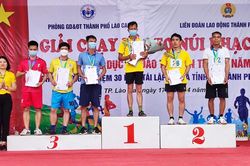 624 vận động viên tham dự Giải chạy bộ leo núi Nhạc Sơn lần thứ 2, năm 2022