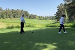 V BTS đi chơi với nữ golf chuyên nghiệp Danielle Kang