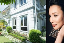 Độc đáo biệt thự 'hoàng gia' có hồ cá ở phòng ăn của Hồ Quỳnh Hương