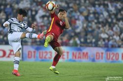 Những hình ảnh ấn tượng trận U23 Việt Nam gặp U20 Hàn Quốc
