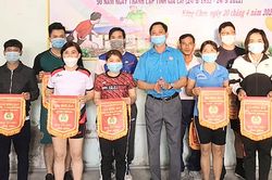 Khai mạc giải bóng bàn cán bộ, công chức, viên chức, người lao động huyện Ia Pa, Kông Chro năm 2022