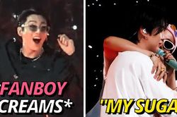 Trình diễn mệt thế mà BTS vẫn còn làm được những 'trò' này tại concert ở Las Vegas