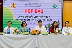 Bệnh viện Phụ sản Hà Nội phát động chương trình Giải chạy gây quỹ 'Vì một niềm tin về hạnh phúc'