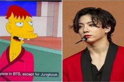 The Simpsons khước từ Jungkook BTS vì 'đẹp quá sức chịu đựng'